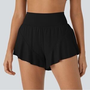 Halara Back Pocket Plus Side Hidden Pocket 2-in-1 Gym Plus Size Shorts